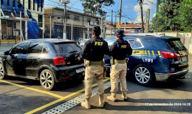 PRF Apreende Veículo Clonado na Fernão Dias