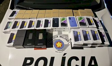 Polícia Militar de Atibaia 42 Recupera Celulares Roubados de Trio Armado