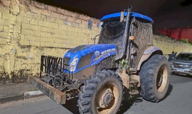 Furto de Trator Mobiliza Ações Integradas das Forças de Segurança