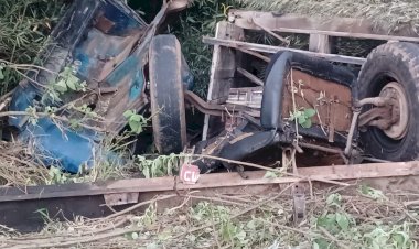 POLÍCIA MILITAR LOCALIZA DESMANCHE DE CAMINHÃO FURTADO EM BOM JESUS DOS PERDÕES
