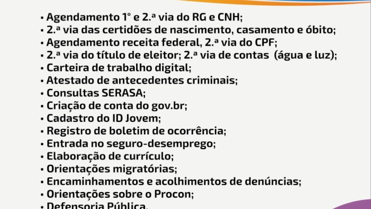 Projeto "Cidadania Itinerante"