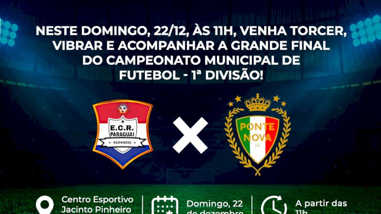 Final de Campeonato Municipal em Bom Jesus dos Perdões