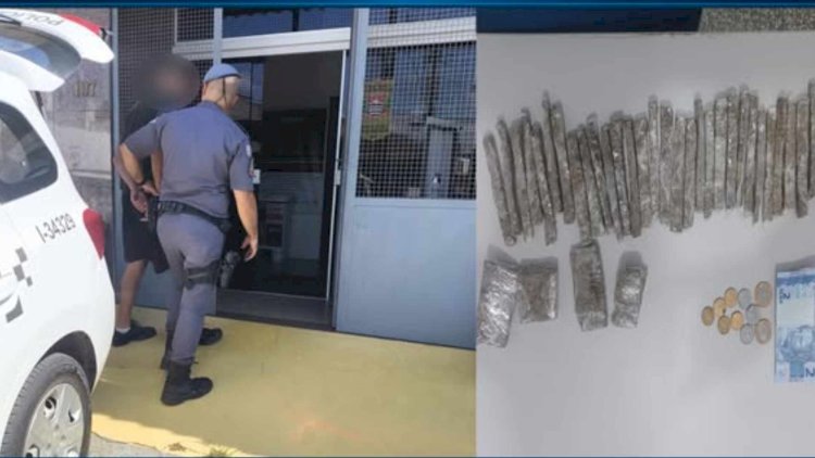 POLÍCIA MILITAR PRENDE HOMEM POR TRÁFICO DE DROGAS E ADULTERAÇÃO DE PLACA NA RODOVIA DOM PEDRO I EM BOM JESUS DOS PERDÕES