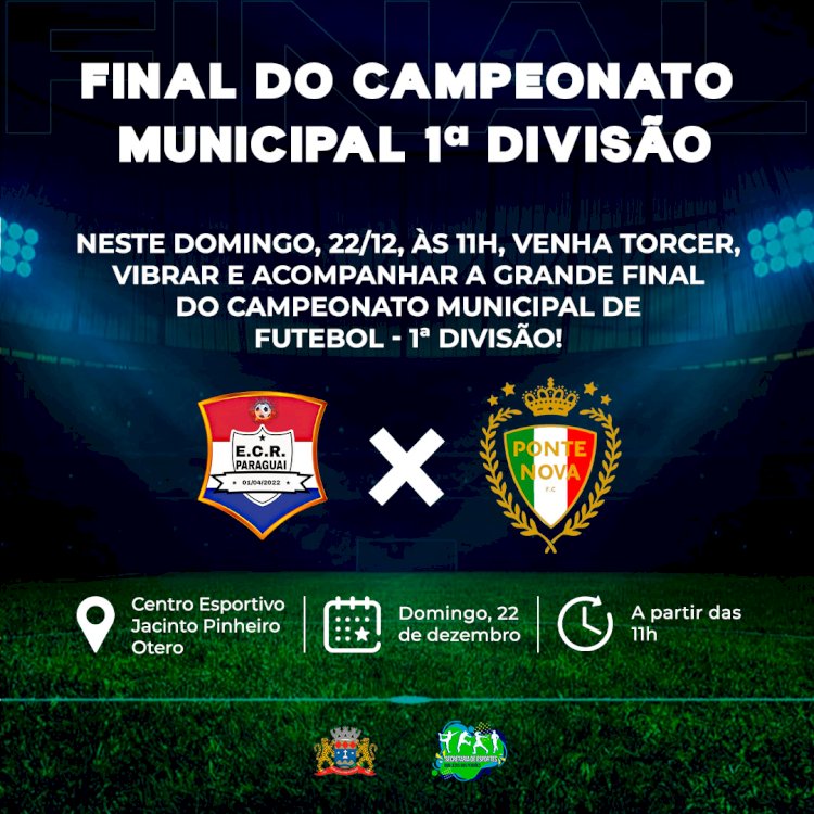 Final de Campeonato Municipal em Bom Jesus dos Perdões