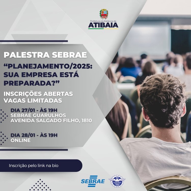 Prepare-se para o Futuro: Participe da Palestra ‘Planejamento/2025