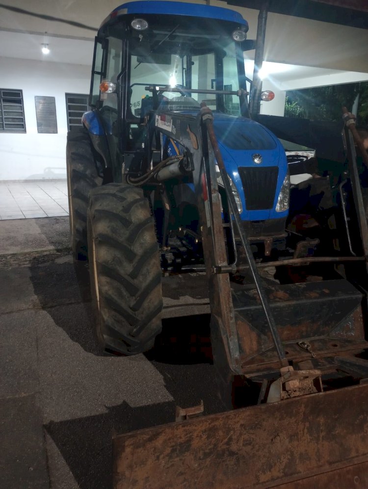 Trator Roubado é Localizado por Policiais Militares em Nazaré Paulista